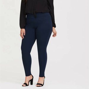 Torrid Slim Fix Pixie Pants Blue Ponte 
